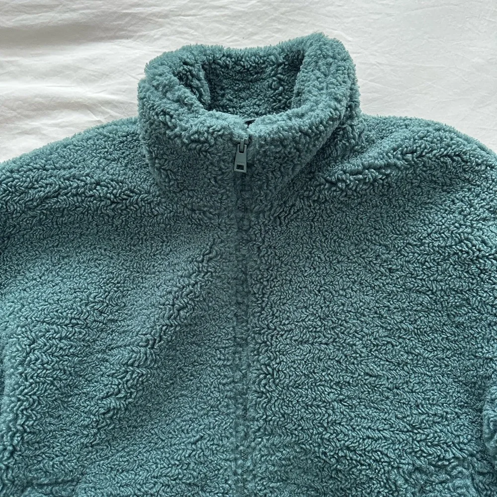 Levi's Dark Green Teddy Jacket - Picture 5 of 7